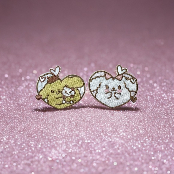 Sanrio Iron On Patch Set - Pompompurin and Macaroon, 2” - Picture 2 of 2